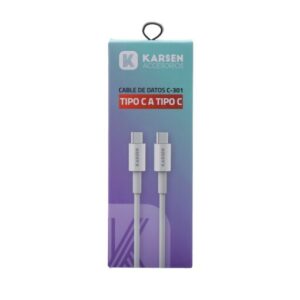 cable tipo c a tipo c karsen c301
