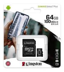 tarjeta sd kingston 64gb
