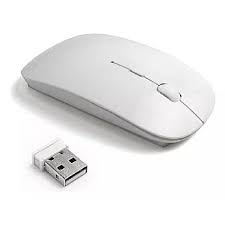 mouse inalambrico blanco