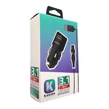 cargador auto tipo c 3.1 karsen