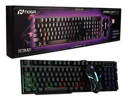 teclado y mouse gaming noga stormer nkb 92