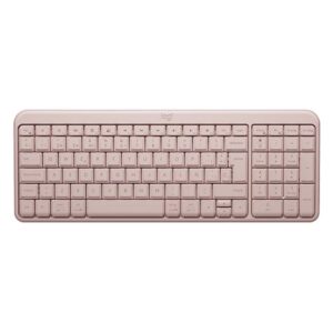 teclado logitech k250 inalambrico rosa